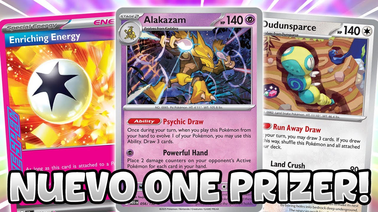 ¡Alakazam es el MEJOR one-prizer de Mega Evolutions! Más cartas = más daño 🧠🔥