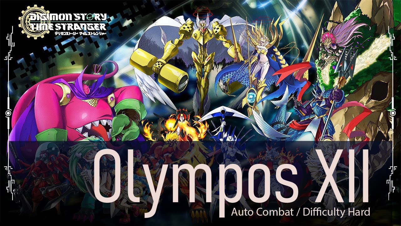 Digimon Story Time Stranger: Olympos XII Boss Fight (Auto Combat, Hard Difficulty)