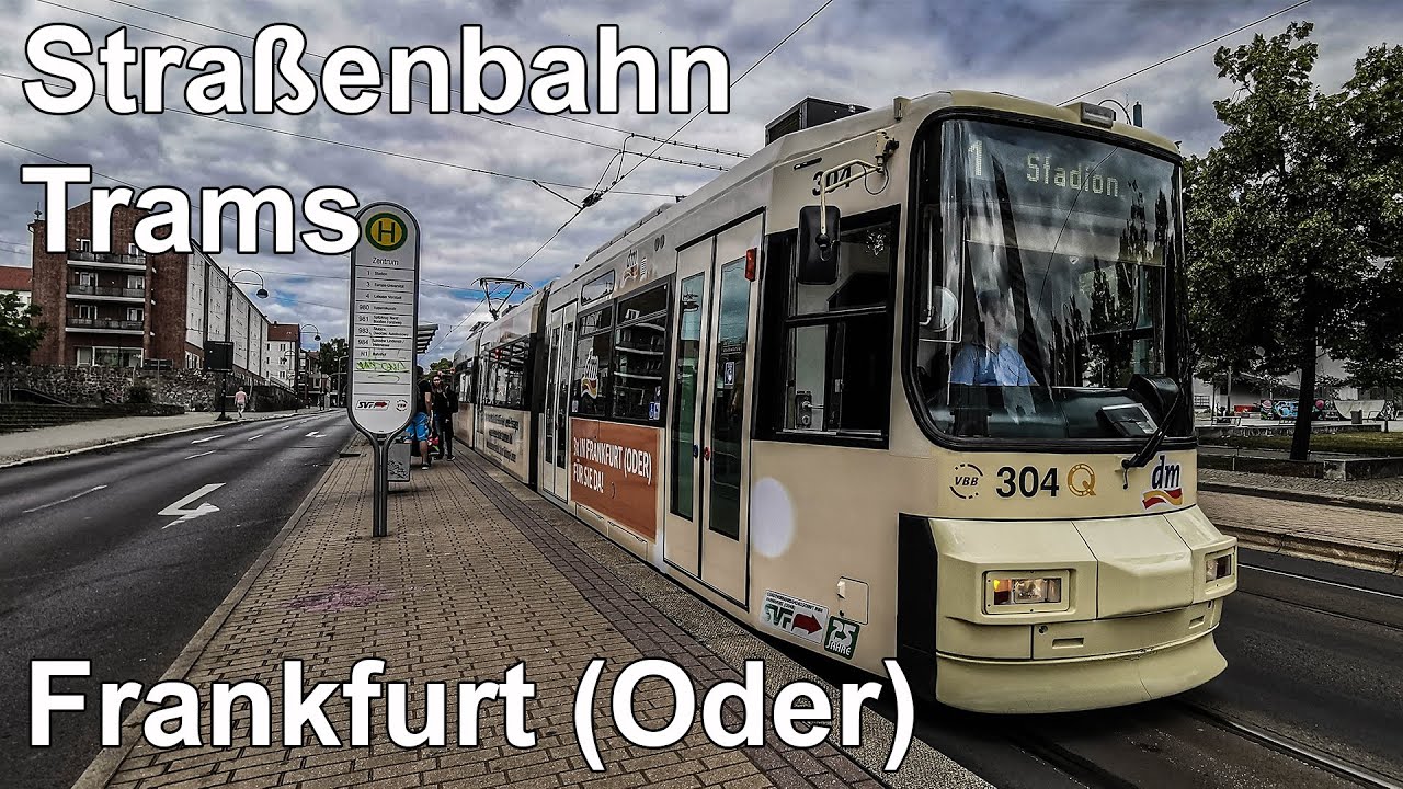 🇩🇪 Trams in Frankfurt (Oder) - Straßenbahn Frankfurt an der Oder (4K) (2020)