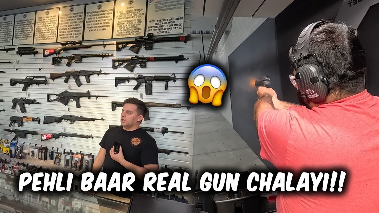 Gun Chalai Aur Recoil Ne Mujhe Hila Diya 😭💥