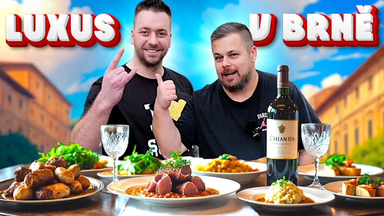 LUXUS ZA PÁR KORUN? Borek nám ukázal SKVĚLOU restauraci v Brně! @BORKOVASHOW