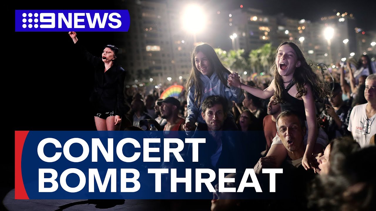 Bomb threat foiled by police in historic 2.5 million person concert | 9 News Australia
