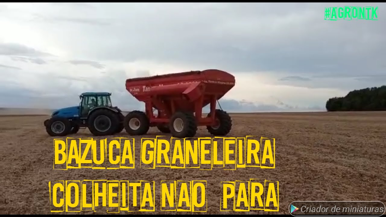 BAZUCA GRANELEIRA, COLHEITA NÃO PÁRA