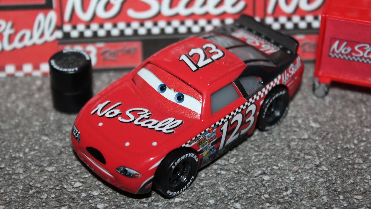 Mattel Disney Cars Todd Marcus No Stall #123 Piston Cup Racer (вариант для Таиланда 2024 года)