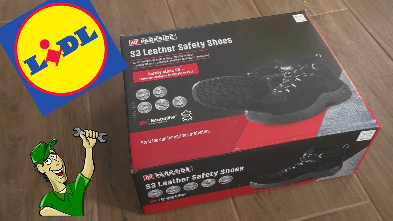 Parkside bőr munkavédelmi bakancs