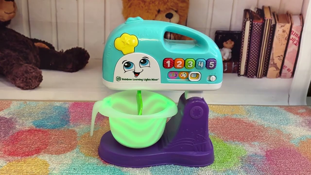LeapFrog Rainbow Learning Lights Mixer 🌈🥣 Musical Pretend Play Fun