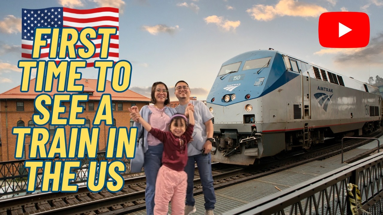 First time to see a train here in the US | ALDI Grocery | Walmart | New TV | USRN | Immigrant Visa