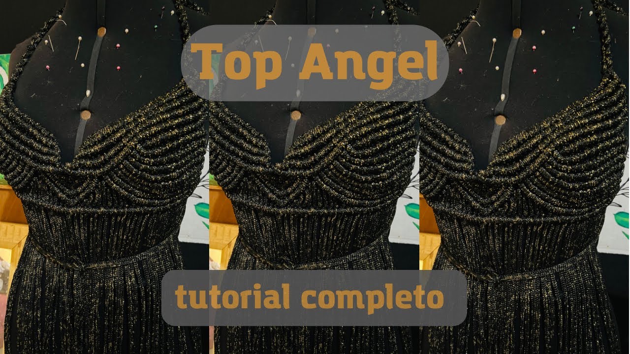 Top Macramê/ Cropped em Macramê com Fio Náutico/ How to Make a Macrame Crop Top