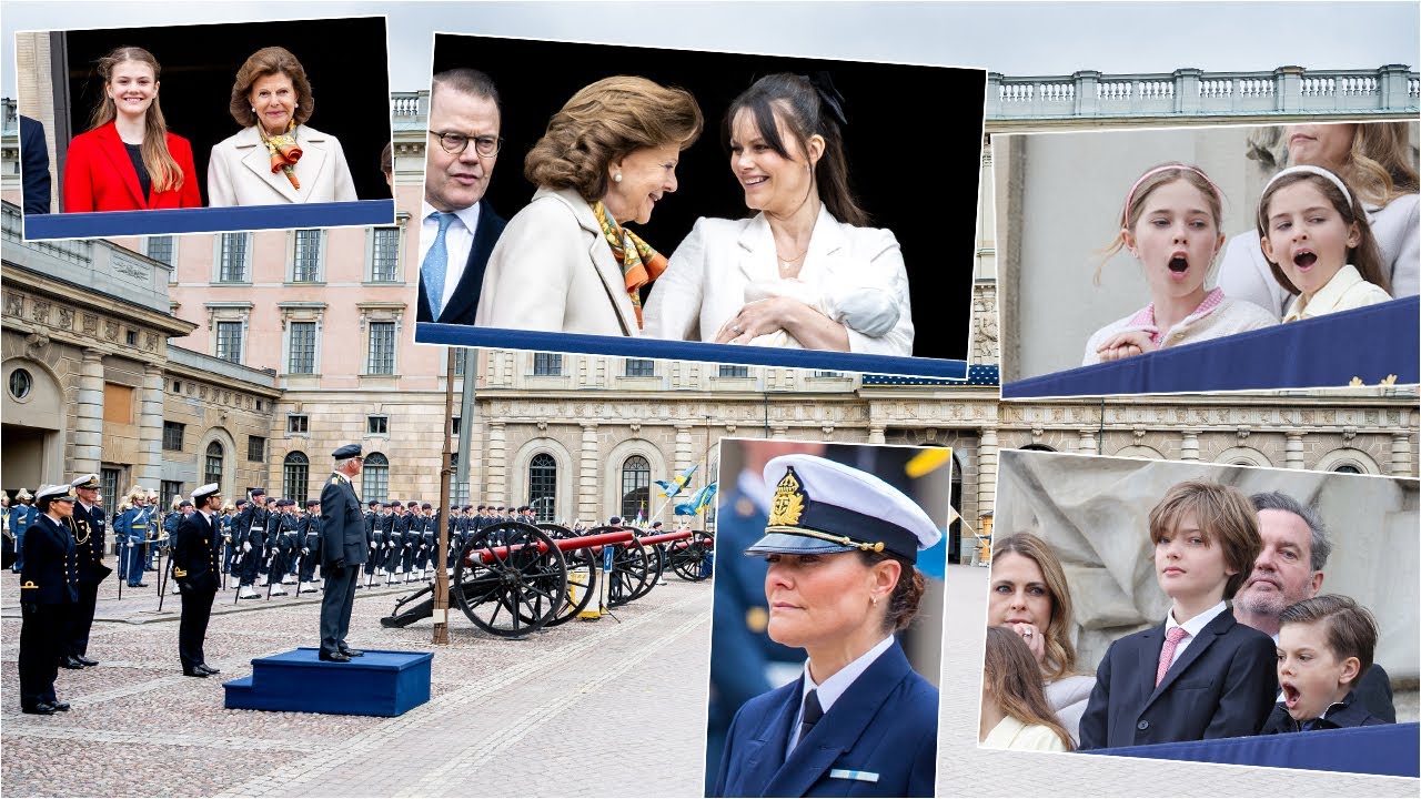 PREMIER: Princess Ines on the balcony on the kings birthday with all the other royals