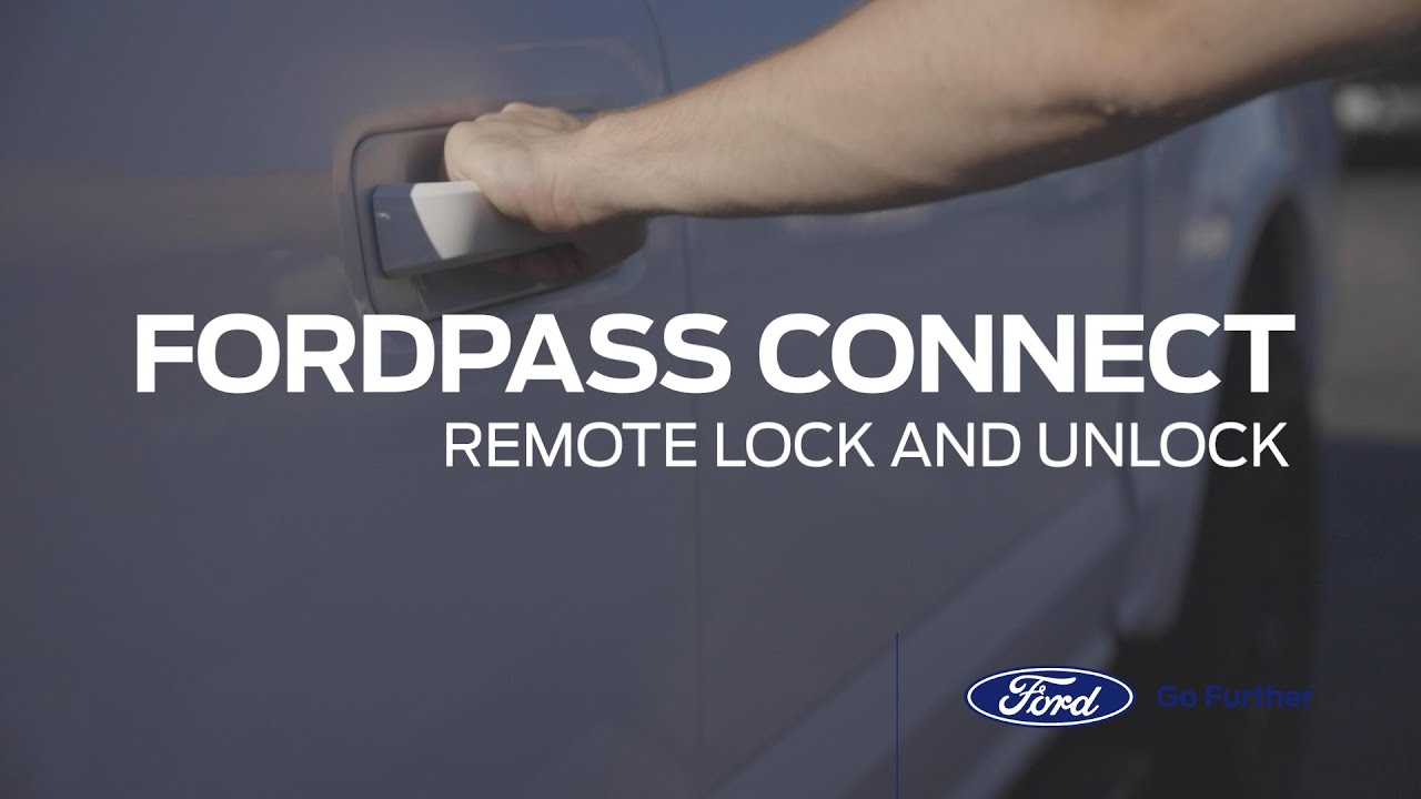 How to use the Remote Lock and Unlock Feature with FordPass Connect | Jim Trenary Ford