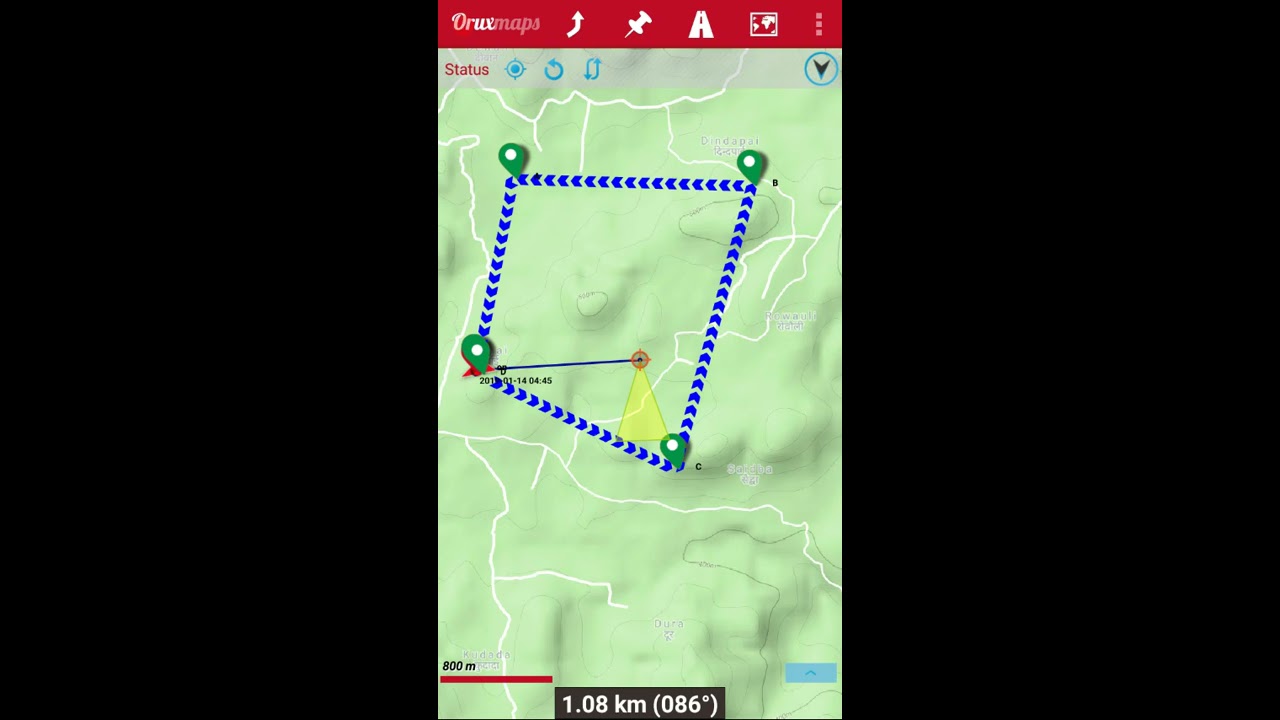 Orux mape Settings & all about