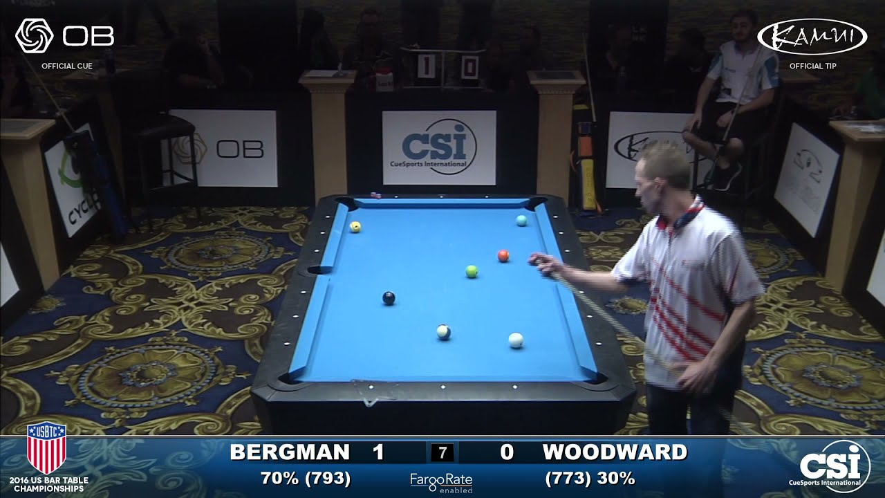 USBTC 10-Ball: Justin Bergman vs Skyler Woodward Finals Set 1