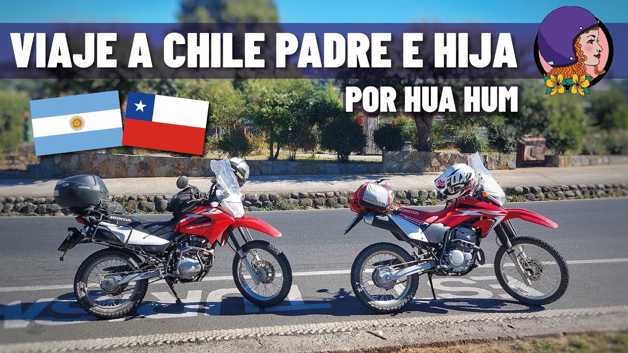 VIAJANDO A CHILE CON MI PAPÁ EN HONDA XR150 Y TORNADO XR250 | Cruce con Barcaza Hua Hum