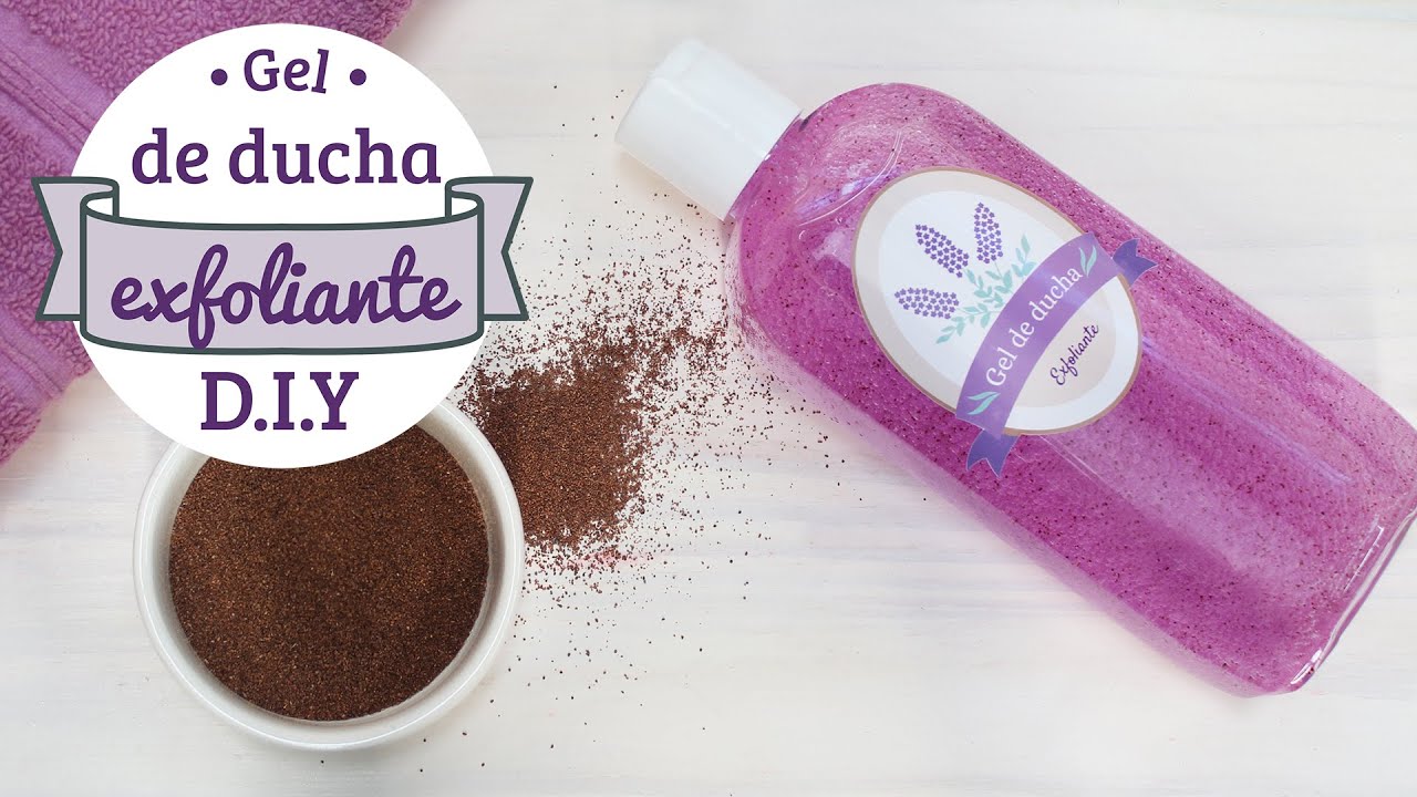 Gel de ducha exfoliante DIY