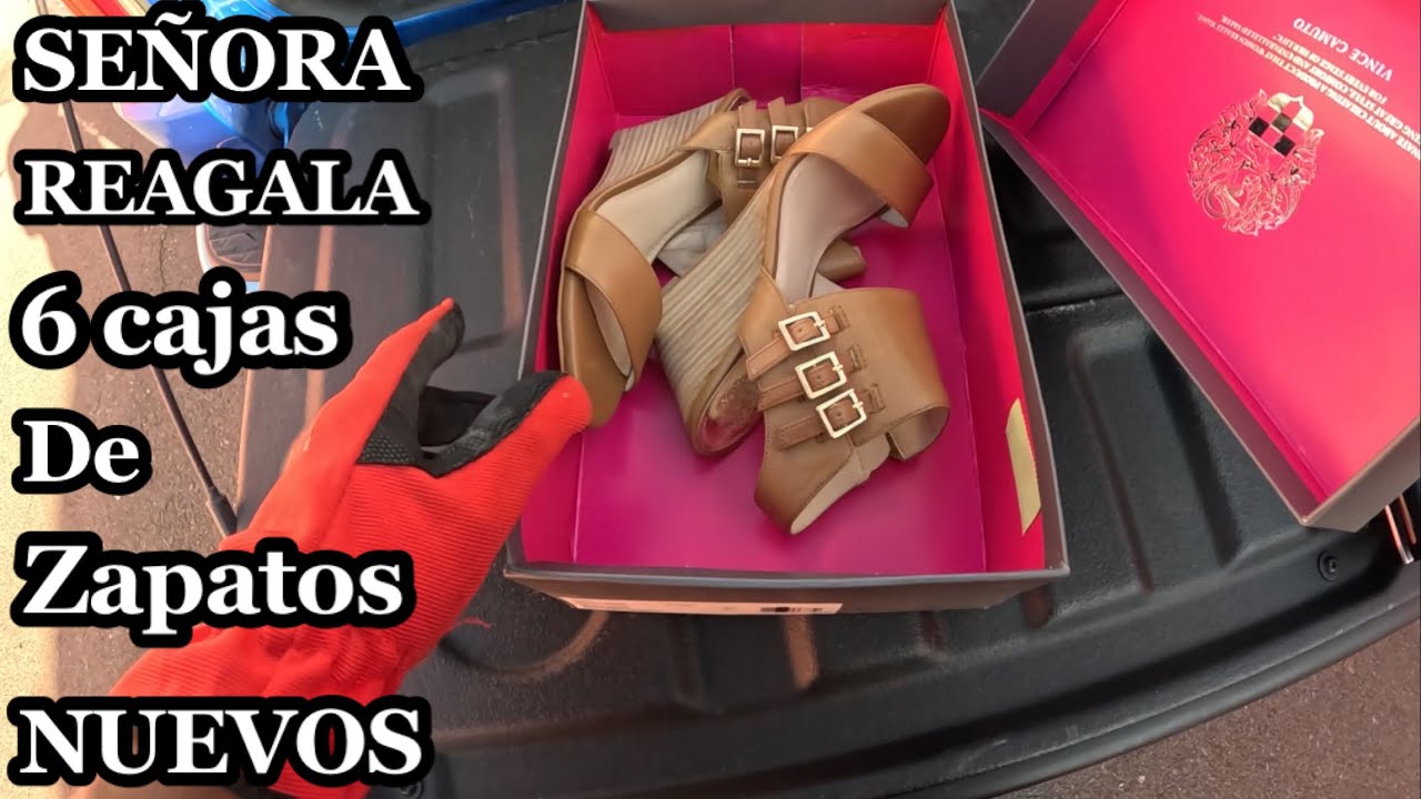 LO QUE TIRAN EN USA😱ME REGALAN 6 CAJAS DE ZAPATOS NUEVOS 