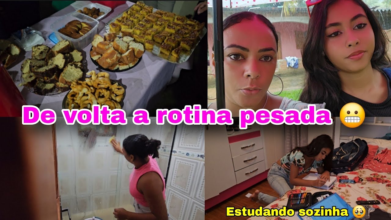 ROTINA CANSATIVA! VOLTA ÀS AULAS + FAZENDO ALMOÇO + ORGANIZANDO E LIMPANDO A CASA + INDO NA IGREJA