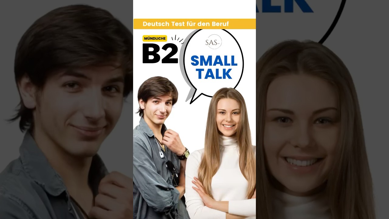b2 beruflich | B2 Deutsch Test f&uuml;r den Beruf | M&uuml;ndliche | Diskussion | beruflich | TELC| Small Talk