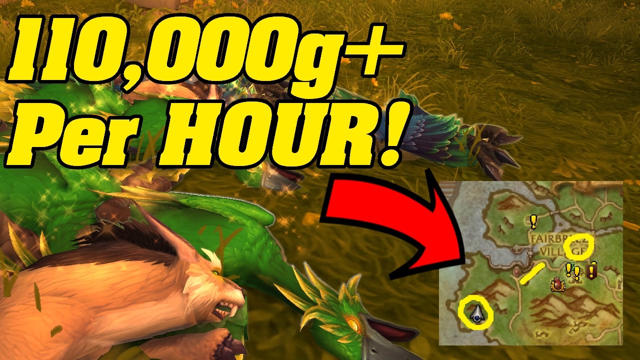 *NEW* 110,000g+/Hr Casino SOLO Skinning Hawkstrider Route! WoW Midnight Goldfarm