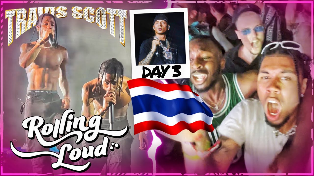 TRAVIS SCOTT 5 METER VOR MIR!😱😍 ROLLING LOUD THAILAND TAG 3🔥 ft CENTRAL CEE, OFFSET & CO🇹🇭 VLOG #157