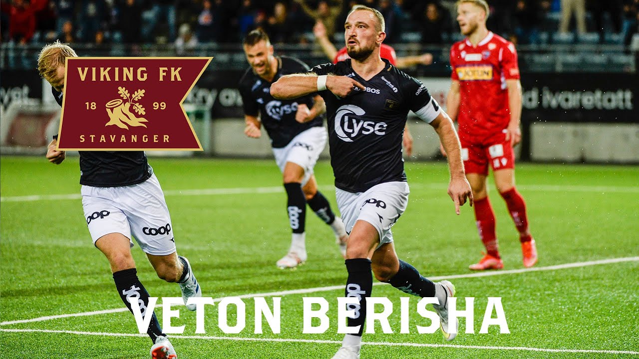 Veton Berisha og Harald Nilsen Tangen sitt mål mot Sandefjord
