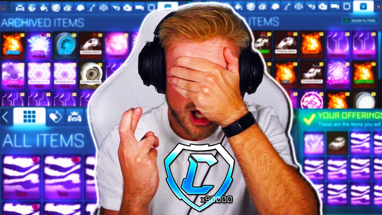 *NEW JACKPOT BLIND TRADING* 100,000s of Credits are on the Line in this NEW Rocket League Game!