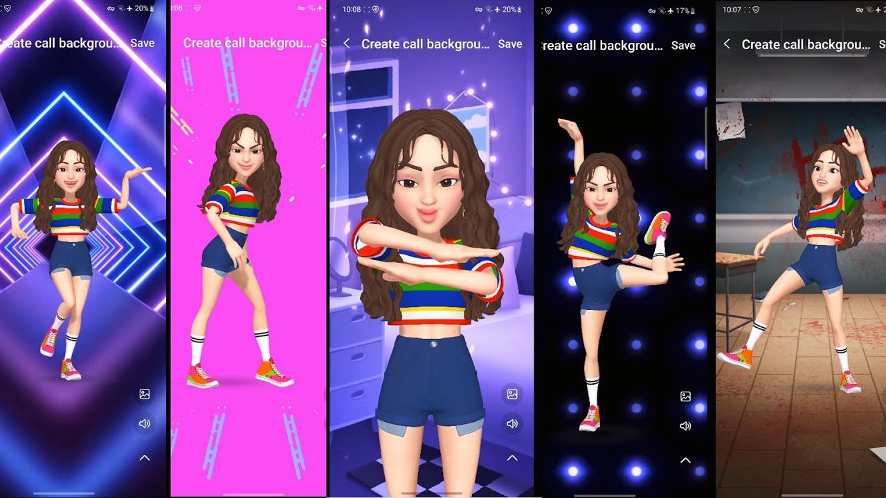 Samsung Galaxy Z Flip3 AR Emoji Incoming Calls
