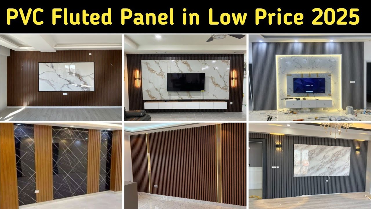 PVC Fluted Panel Price 2025 || Fluted Panel || PVC Wall Panels Bedroom Designs || PVC 