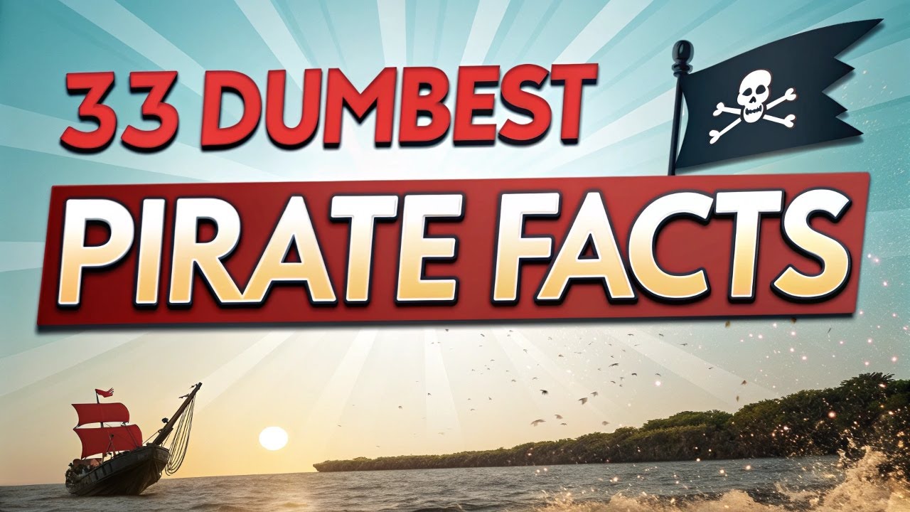 33 Dumbest and Crazy PIRATE History FACTS You Didn't Know