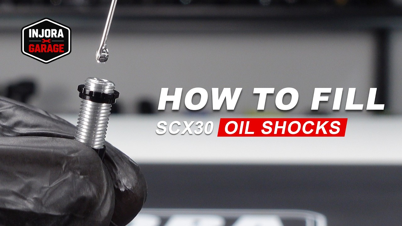 How to Fill Injora Aluminum Oil Shocks for 1/30 SCX30 | Step-by-Step Tutorial