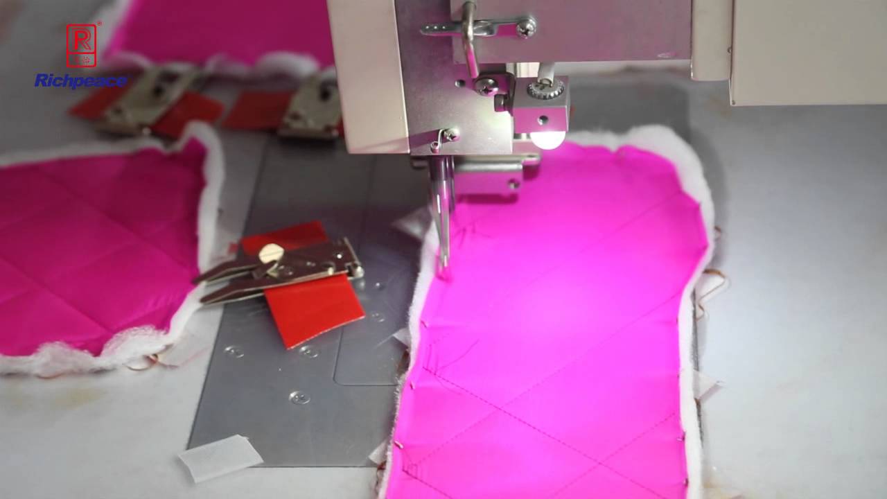 Demo video of Richpeace  Auto sewing machine for  turkey customer