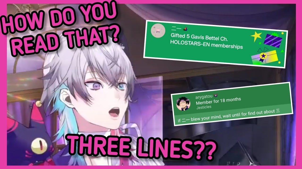 Bettel Loses His Mind Trying To Figure Out 二 一, 三, 四..【Gavis Bettel | holoTEMPUS】