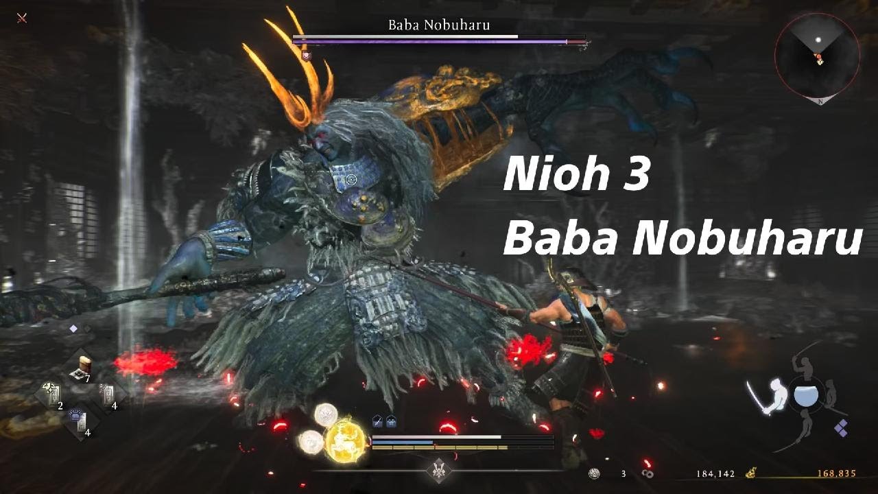 Nioh 3 - Baba Nobuharu Boss Battle! 🚿