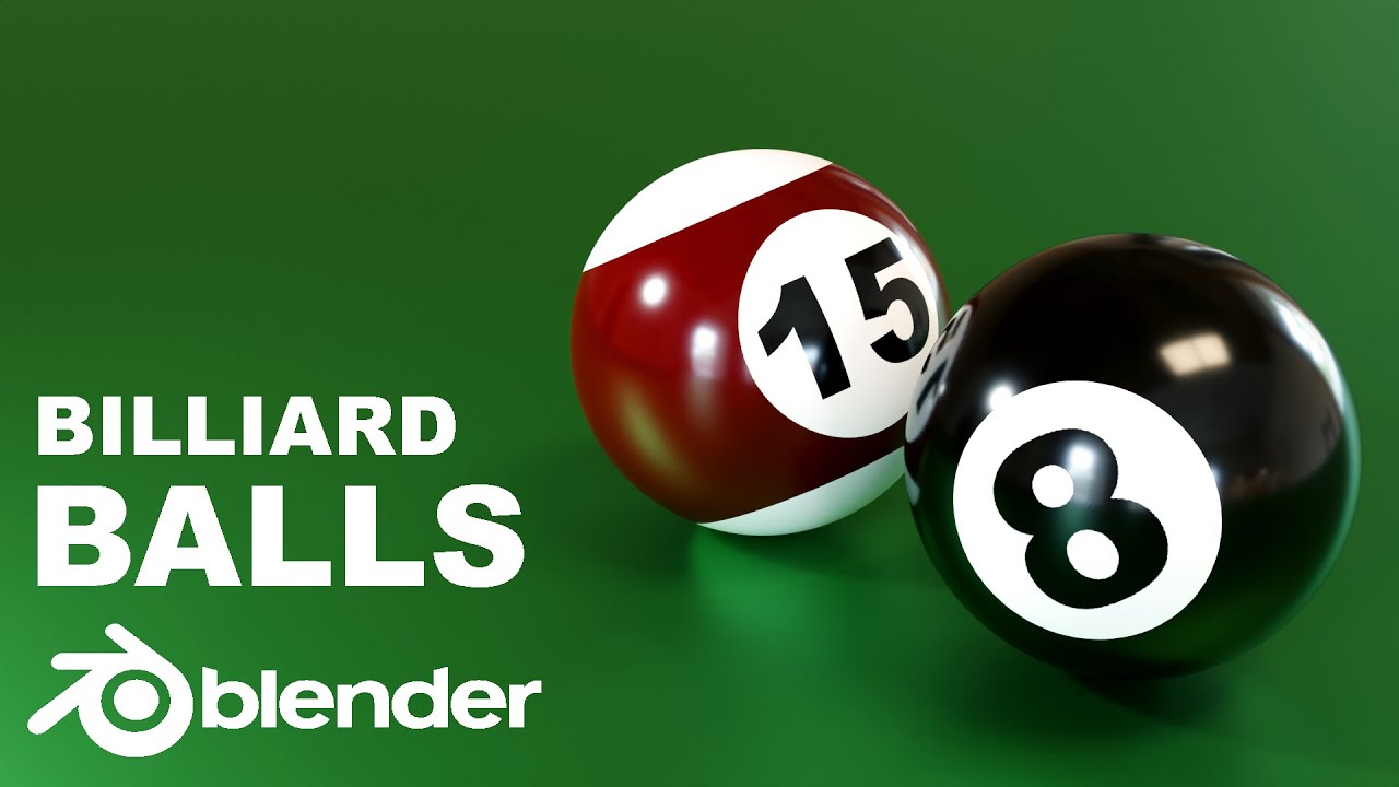 3D Modeling of Billiard Balls in Blender | How i made