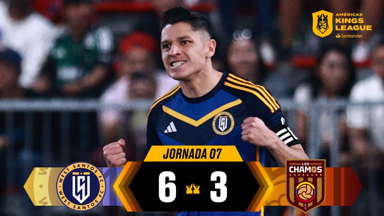 West Santos FC de WESTCOL y ARCÁNGEL VS Los Chamos FC de YOLO y DONATO | Partido Completo J7 6-3