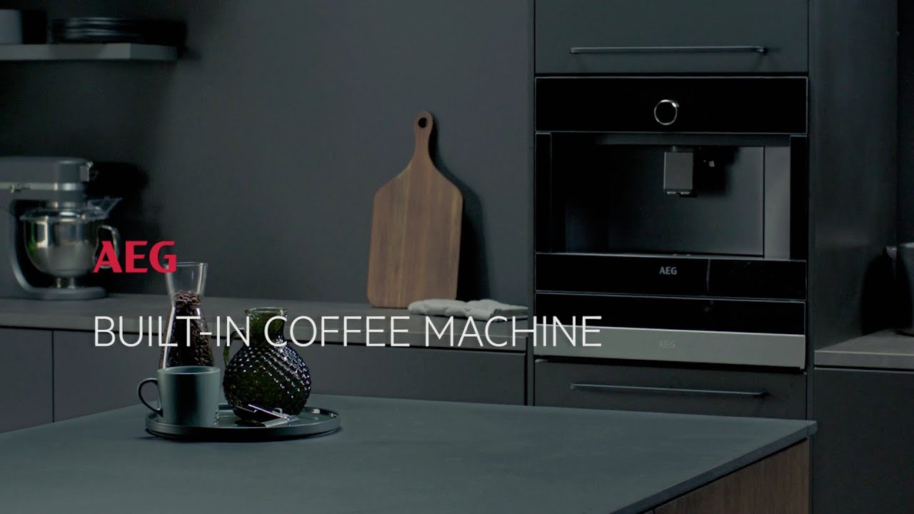 How to set up your AEG built-in coffee machine in 10 steps