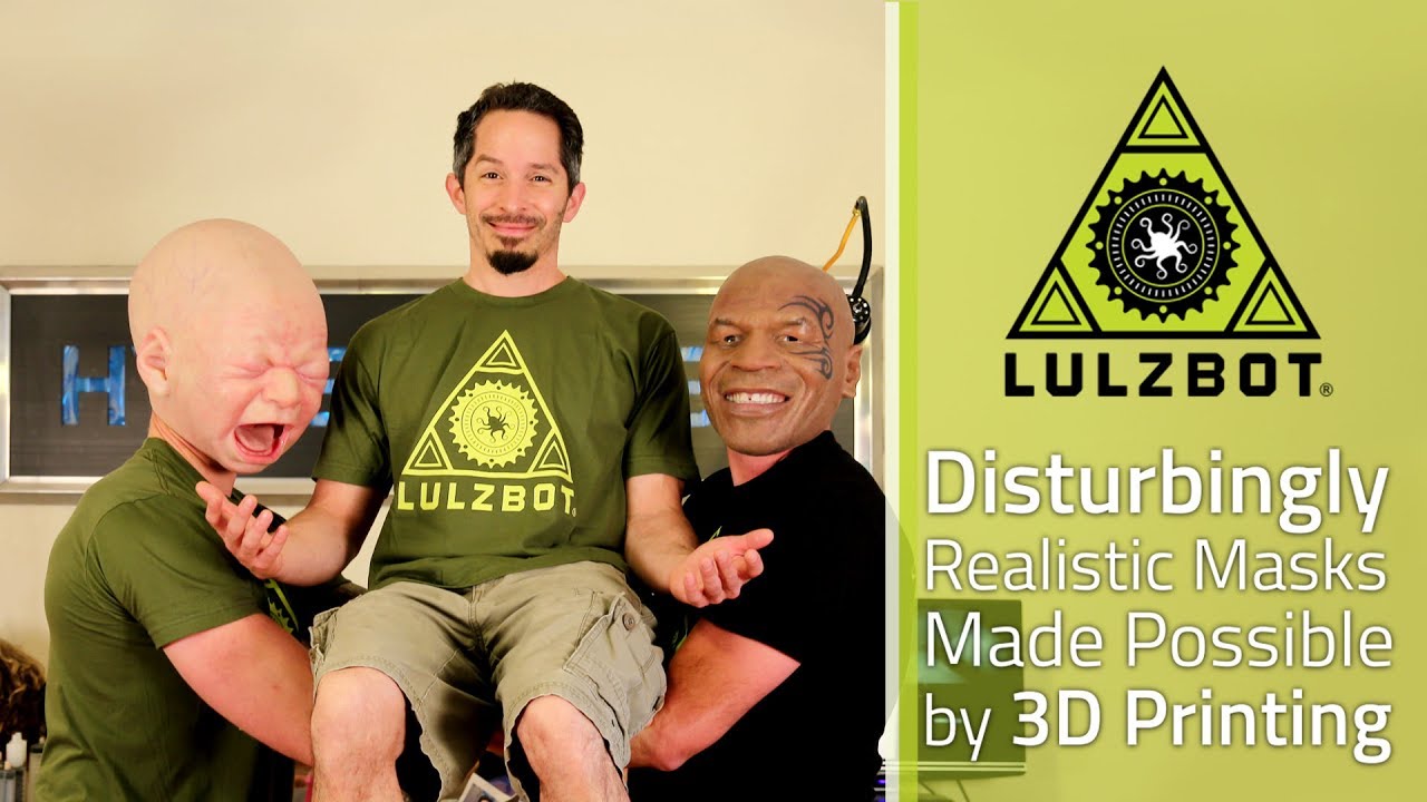 Disturbingly Realistic Masks Made Possible by 3D Printing