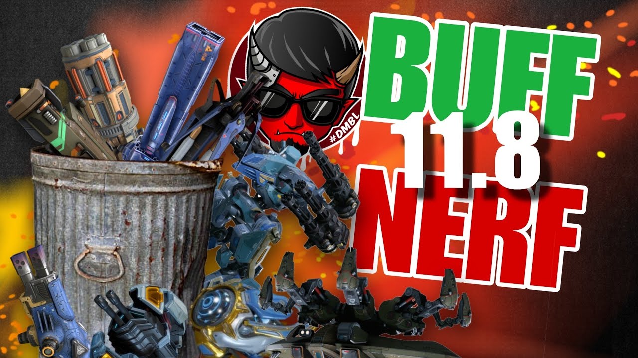11.8 บัฟเยอะ เนิฟน้อย!! War Robots Buff Nerf 11.8 #DMBL