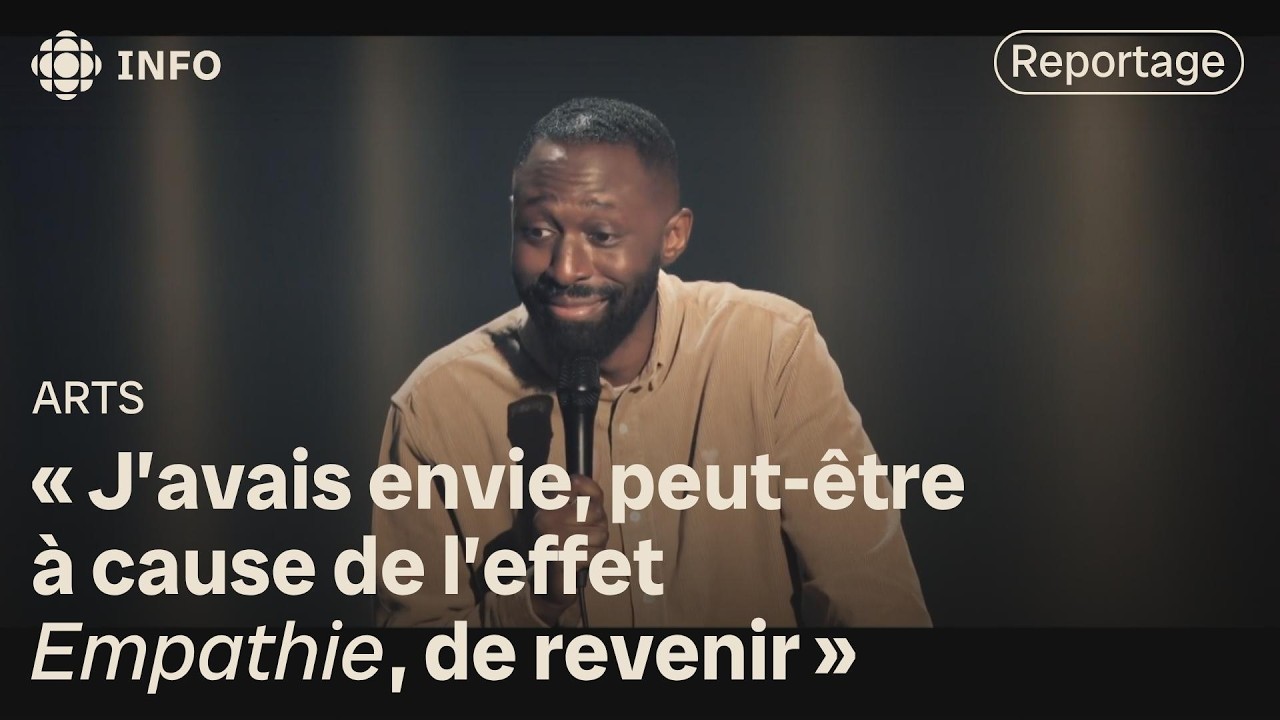 Thomas Ngijol, alias Mortimer dans la série Empathie, monte sur scène à Montréal