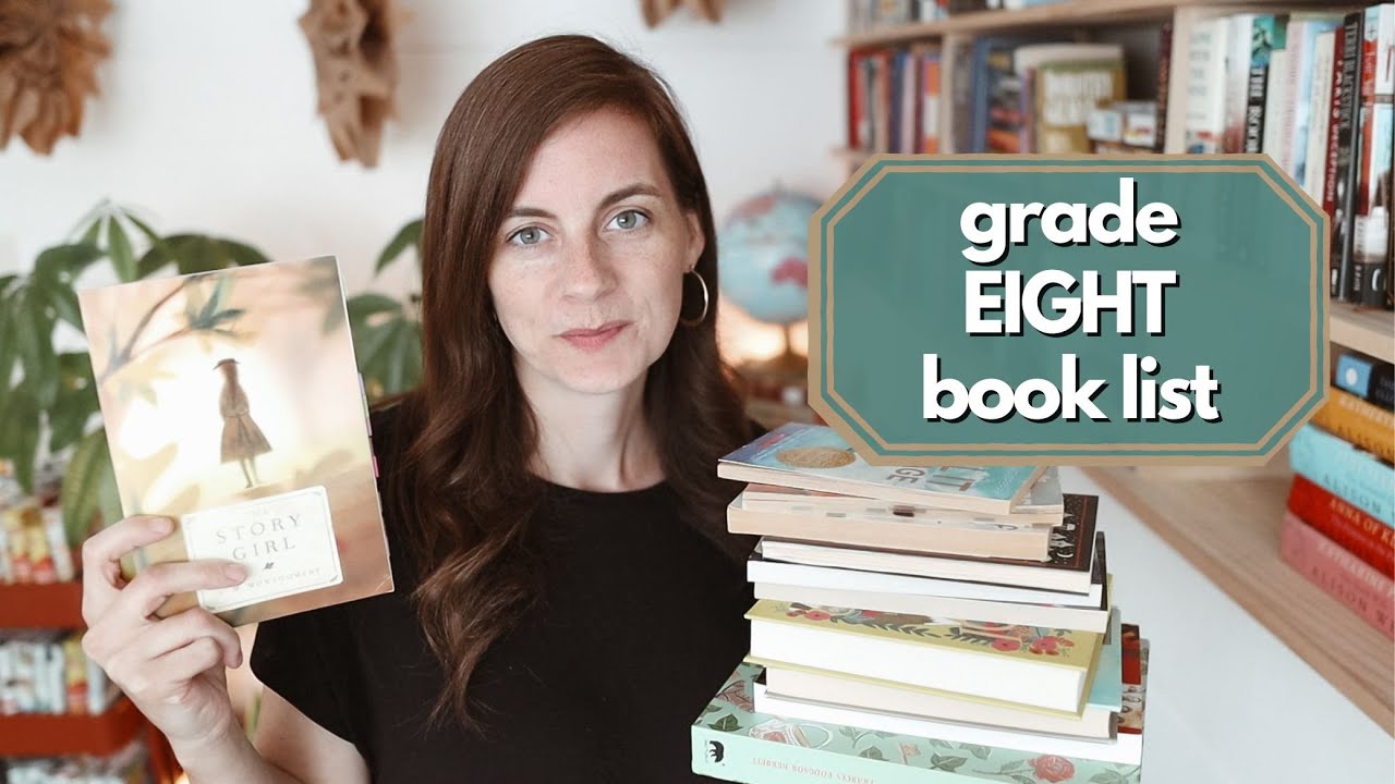 📘 GRADE 8 BOOK LIST 📘 middle grade & YA books I'm recommending my 8th grader read in our homeschool