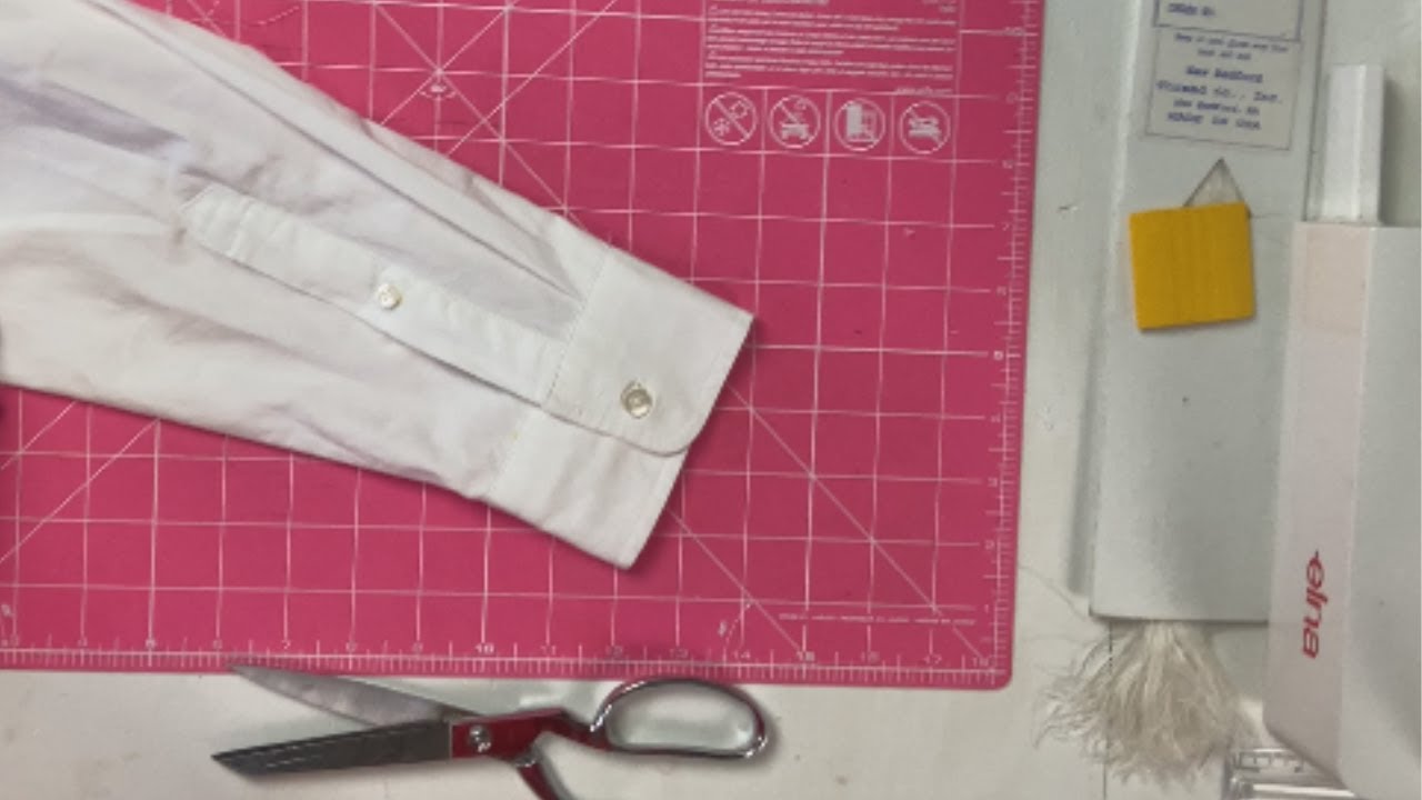 How to SHORTEN the sleeve of a dress shirt STEP by STEP