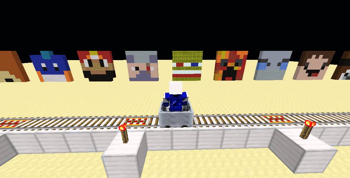 MINECRAFT "Famous Youtuber Pixel Art" Mc Sculptures #4