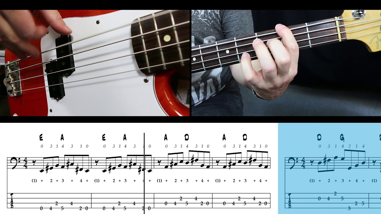 19-08 - B - Bass Technique - Fluency Exercise #3