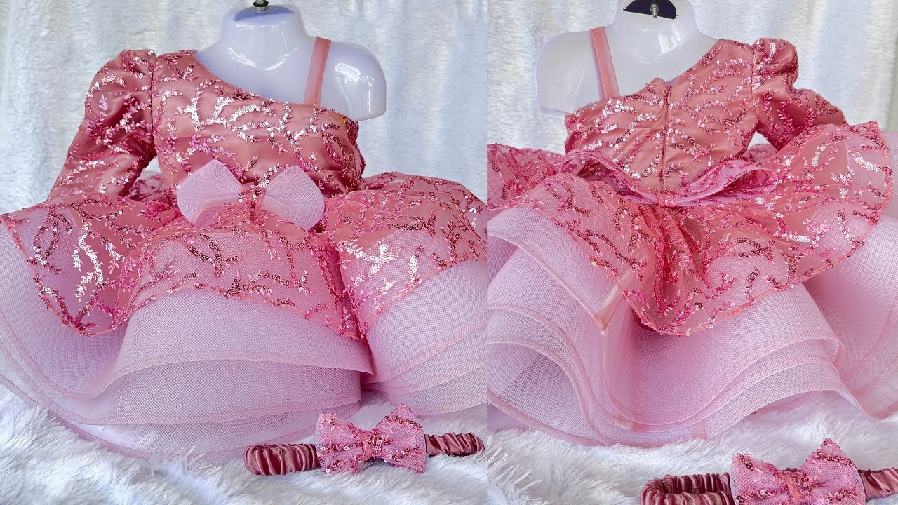 Dazzling Partywear Net Frock | Ball Gown for Kids | Can-Can Lace Magic! 👗✨