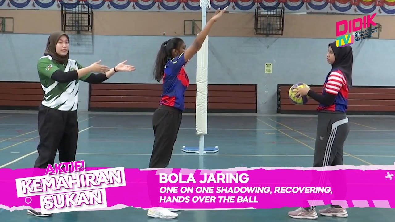 Kemahiran Sukan | Bola Jaring -  One On One Shadowing, Recovering, Hands Over The Ball