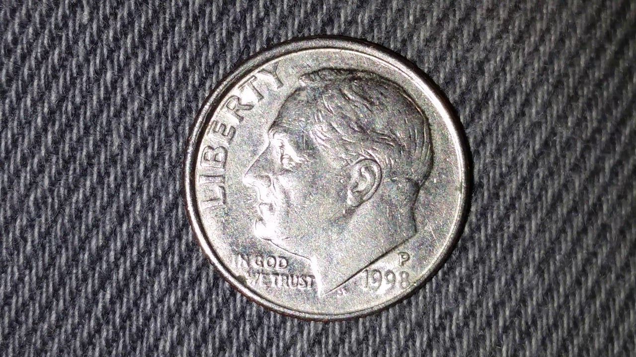 1998 P ROOSEVELT DIME: 1,163,000,000 PRODUCED!!!