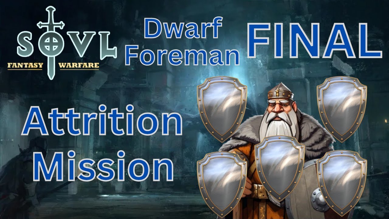 Tanks On Legs, Or Lawn Mowers - SOVL - Dwarf Holds - Dwarf Foreman - Difficulty 3 - Part 6 - FINAL