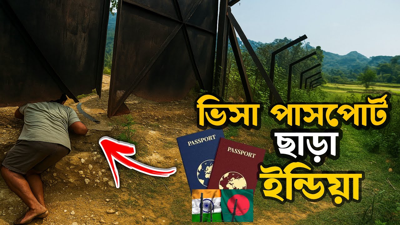 ভিসা পাসপোর্ট ছাড়া ইন্ডিয়া গেলাম | India Bangladesh border | 🇮🇳🇧🇩