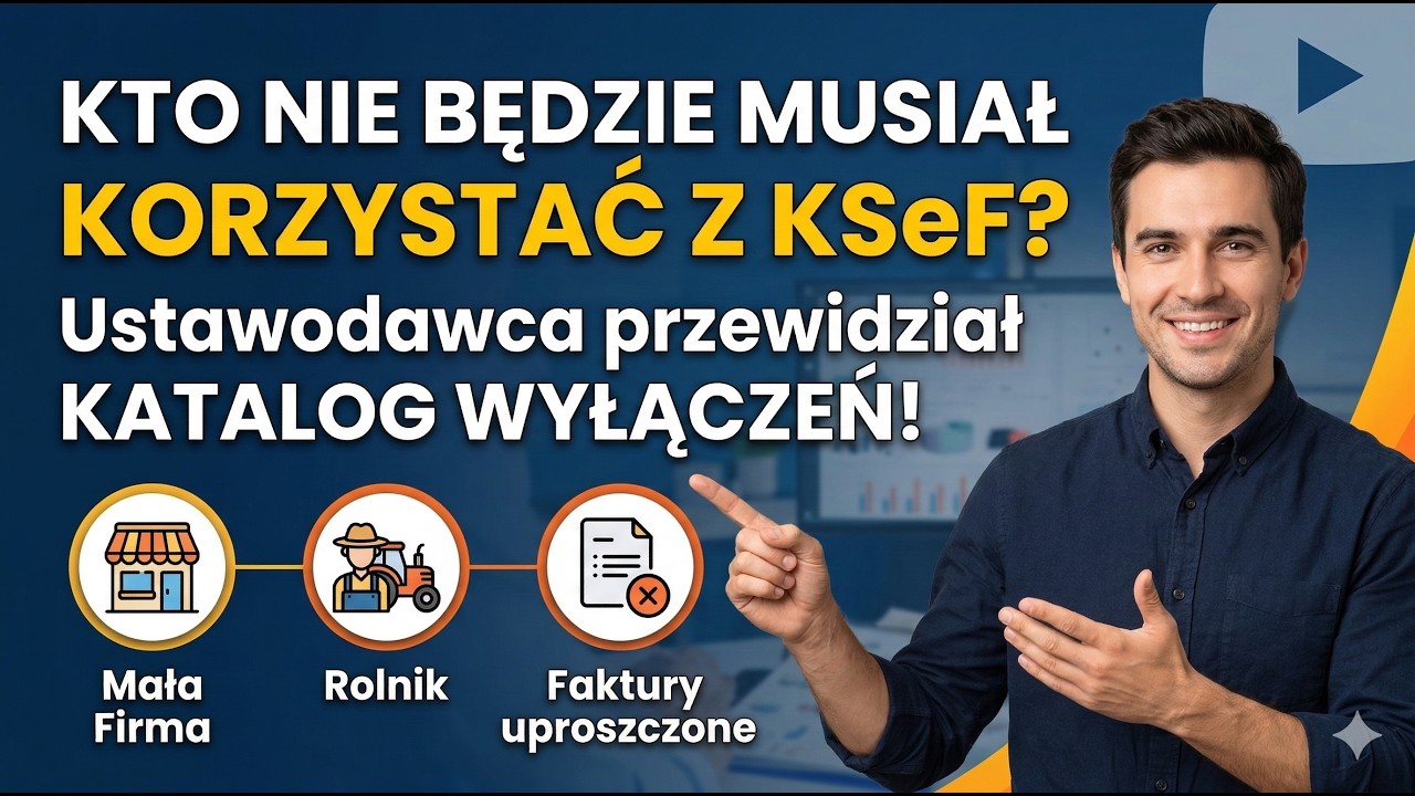 Wyłączenia z KSeF. Kto nie będzie musiał korzystać z KSEF? #faktury #ustawy