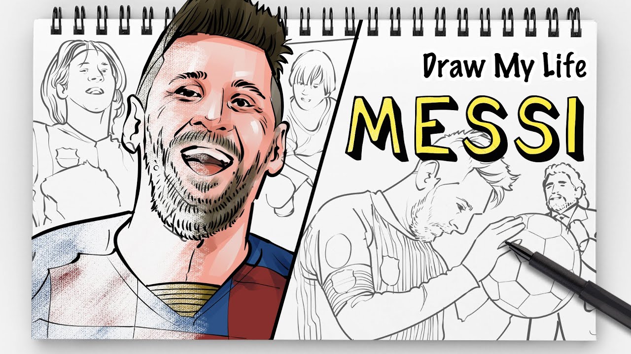 LIONEL MESSI - DRAW MY LIFE INDONESIA