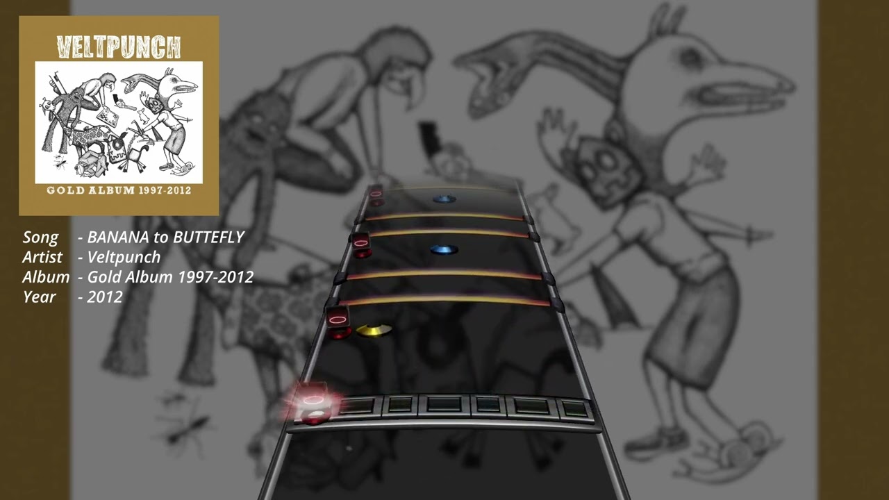 VELTPUNCH「BANANA to BUTTERFLY」(Drum Chart)